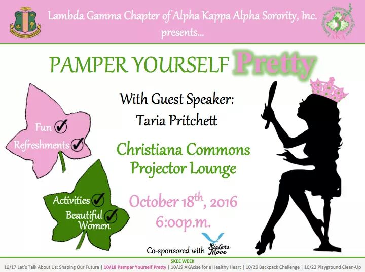 Sistersotm's tweet photo. Please come out to Lambda Gamma's event, cosponsored by Sisters on the Move tonight!!!!! https://t.co/QtBupW6vP1