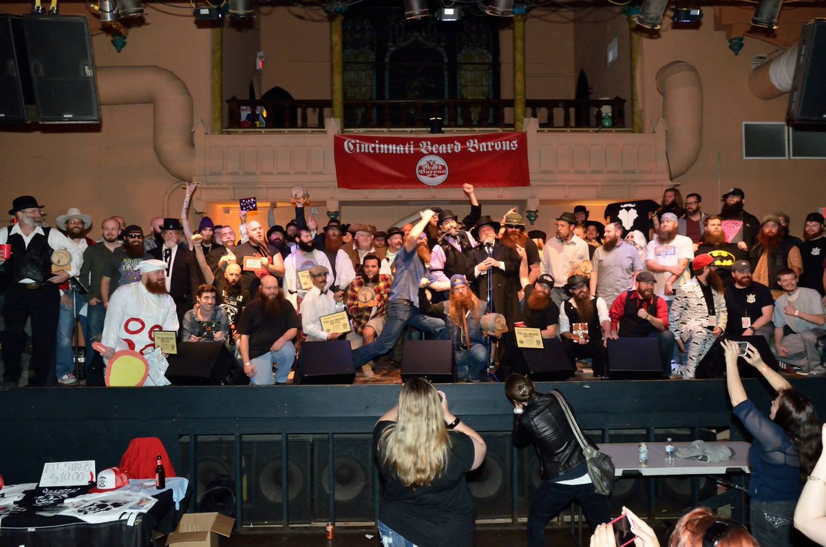 BeardBarons's tweet photo. #Cincinnati, get ready for the Big Whisker Revival 3 at @SGHRevival this SATURDAY! The best #beards around raise $$$ for @OneWayChildrens! https://t.co/z6YT5liZF5