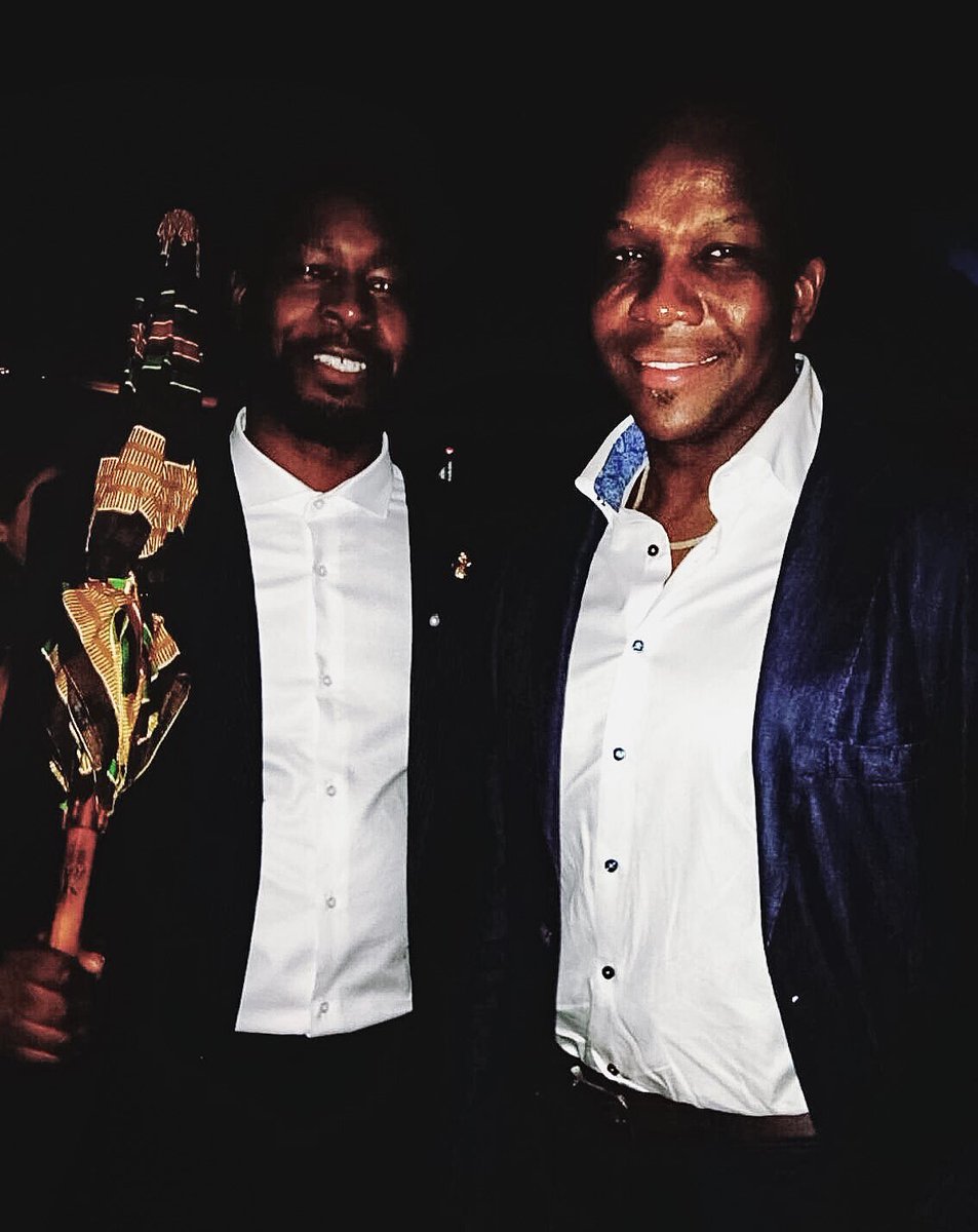 TheKingsCover's tweet photo. Our very own Leroy Nuroh with World Olympian champion @donovanbailey 👑👑🙌🏿☔️ #reigningkings #keepreigning https://t.co/gvWWDNBaYP