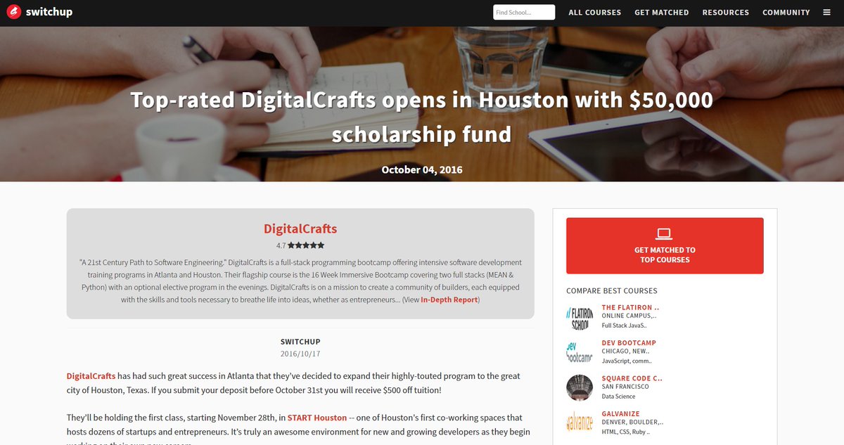 DgtlCrafts's tweet image. Top-rated @DgtlCrafts opens in #Houston with $50,000 scholarship fund via @switchorg ow.ly/3uqz305j7Qq