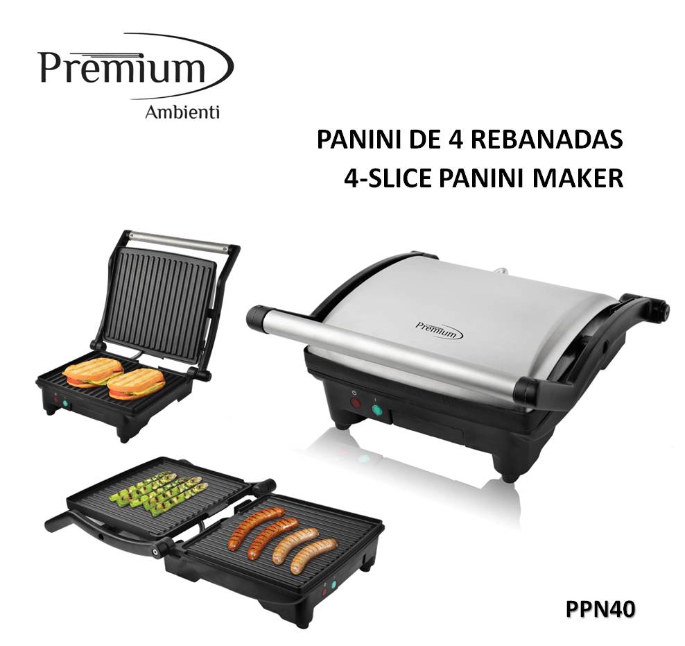 Premium #4SlicePaniniMaker #Paninide4rebanadas
premiumus.com
 #PremiumAppliances #ForBetterLiving #ViveBienVivePremium