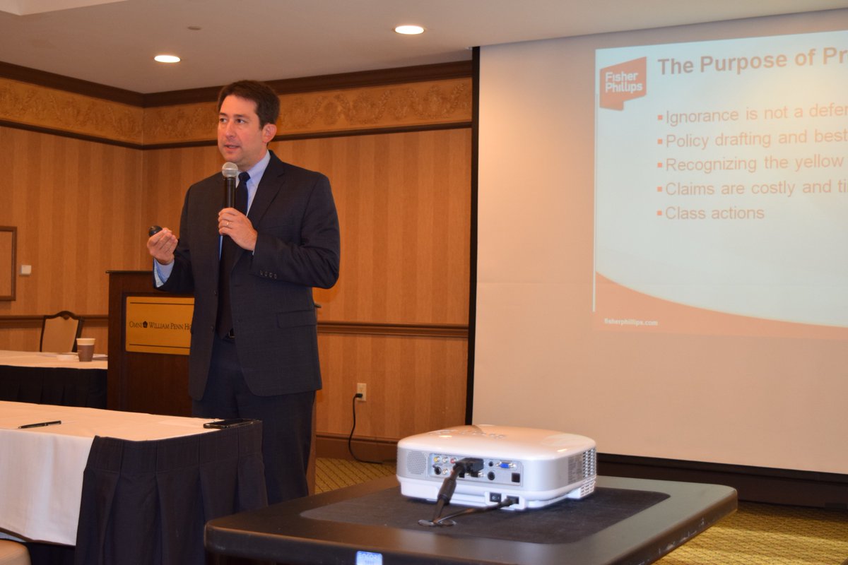 Tericorso's tweet photo. David Lichtenberg @labor_attorneys Excel.presentation re managing #student employee programs @NEASEAorg &amp; @NSEA_Info annual conference in PA https://t.co/TDbJcDCGvw