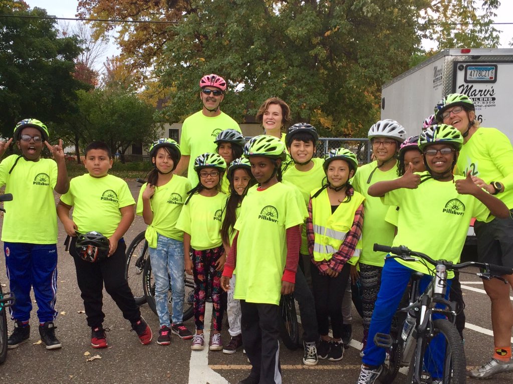 pedalpower16's tweet photo. Getting ready to roll with @MayorHodges Perhaps you saw us on the stone arch bridge!  We've got some hot plans for our next ride. @mplsbike https://t.co/egHMMFAJ8v