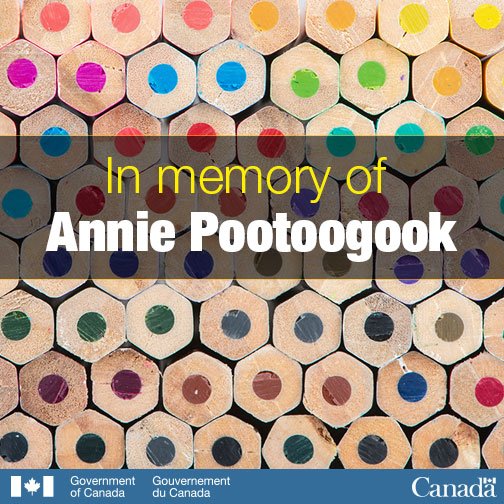 GCIndigenous's tweet photo. In memory of Annie Pootoogook: her unique vision of the North changed the way we see #Inuit art #WomensHistory https://t.co/5r0VWaEfog https://t.co/81NQrrQzvR