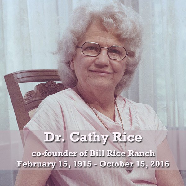 BillRiceRanch's tweet photo. Services will be held in honor of Cathy W. Rice on Tuesday, October 25 at 11:00 AM @BillRiceRanch More details: https://t.co/HRGadFWRJM https://t.co/W6x6gOPKXz
