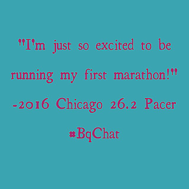 TheBqChat's tweet photo. Spoken by the 2016 Chicago Marathon 3:10 Pace lead at the Start. #FunnyDude #SatireTweet ##2016BostonColors #BqChat https://t.co/xnSjbeXU6g