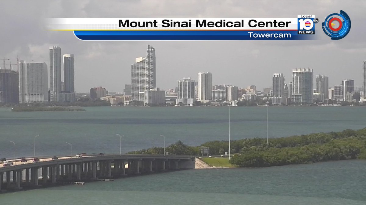 Not too bad looking outside our Mount Sinai Medical Center Towercam. @TrentAricTV has your forecast on Local 10 News https://t.co/s2IqqyoFDl