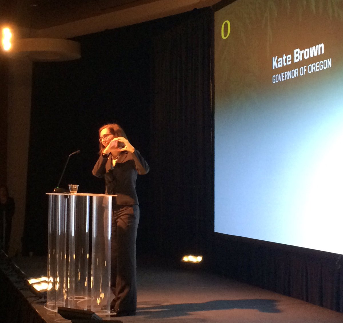 "This is a great day for the <a href="/Univ_Of_Oregon/">New: @uoregon</a>, as we celebrate the creation of the Knight Science Campus." #UOimpact #GoDucks