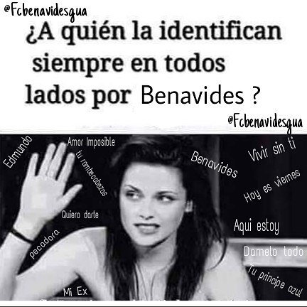 FCBenavidesGua's tweet photo. ¿Alguna? Jajaja @BenavidesMusic https://t.co/S9bxC0Vdqt