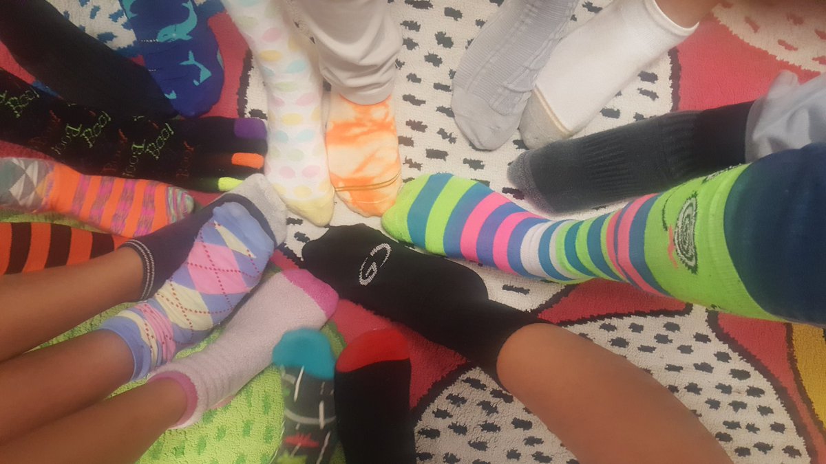 MrsSatterwhite4's tweet photo. We are earning tons of rewards! Today is stinky feet and crazy sock day! We also get to work in the dark with a flashlight! #creechpride https://t.co/QBhxnjqlOs