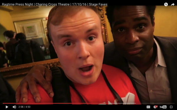 StageFaves's tweet photo. Be sure to WATCH Perry's fun #video with #Ragtime stars inc #AkoMitchell &amp; @JenniferSaayeng https://t.co/bgvJrmD7Ej https://t.co/iP2ArgJKKB