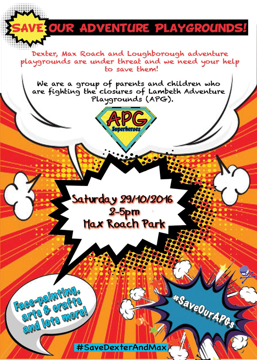 Savedexterplayg's tweet photo. @MumsnetLambeth If only we could see the same listing for Dexter, Max Roach and Loughborough APGs.
#APGSuperheroes #SaveOurAPGs https://t.co/Ws6vMMQg3c