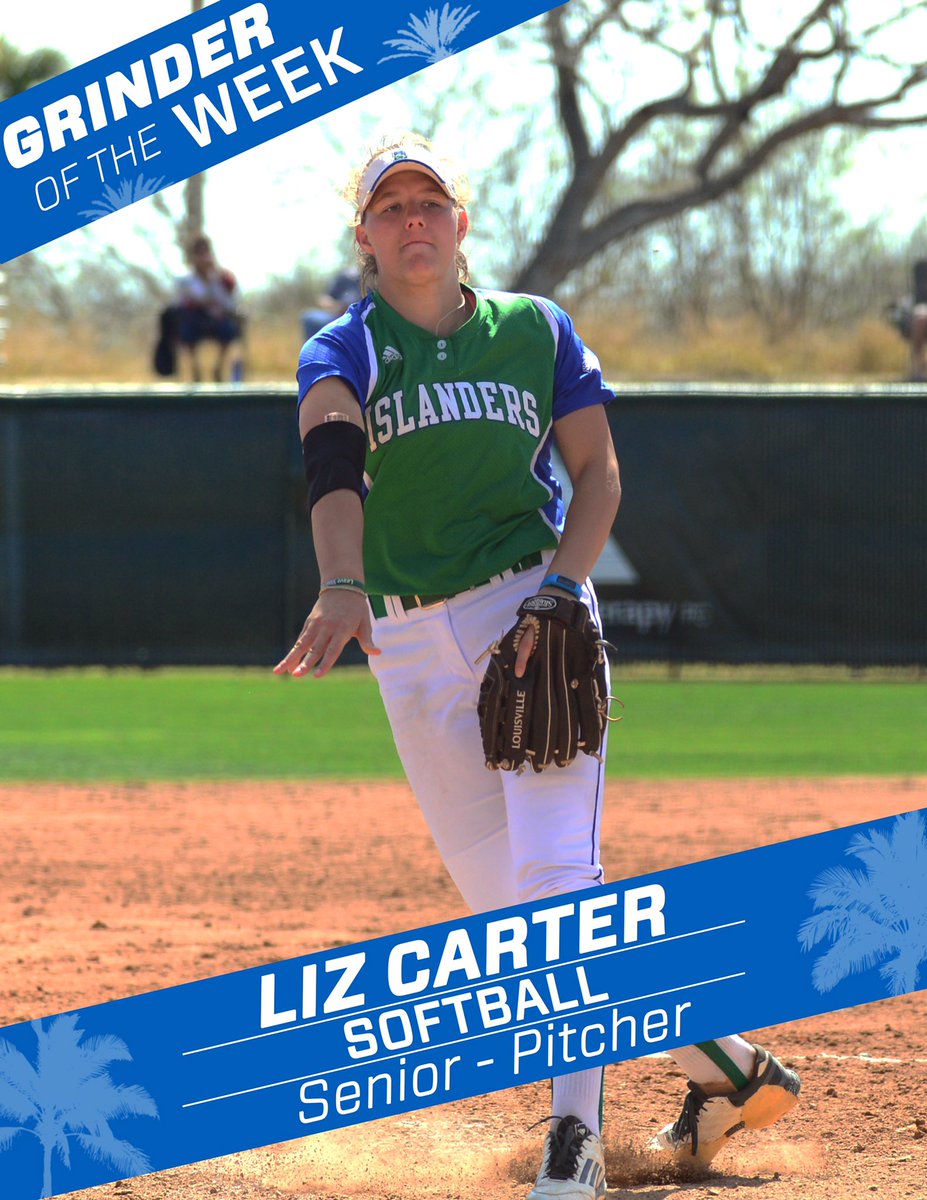 IslanderSC's tweet photo. The Female #GOTW is Liz Carter of @IslandersSball #grindinformyisland https://t.co/XpNrrShnbp