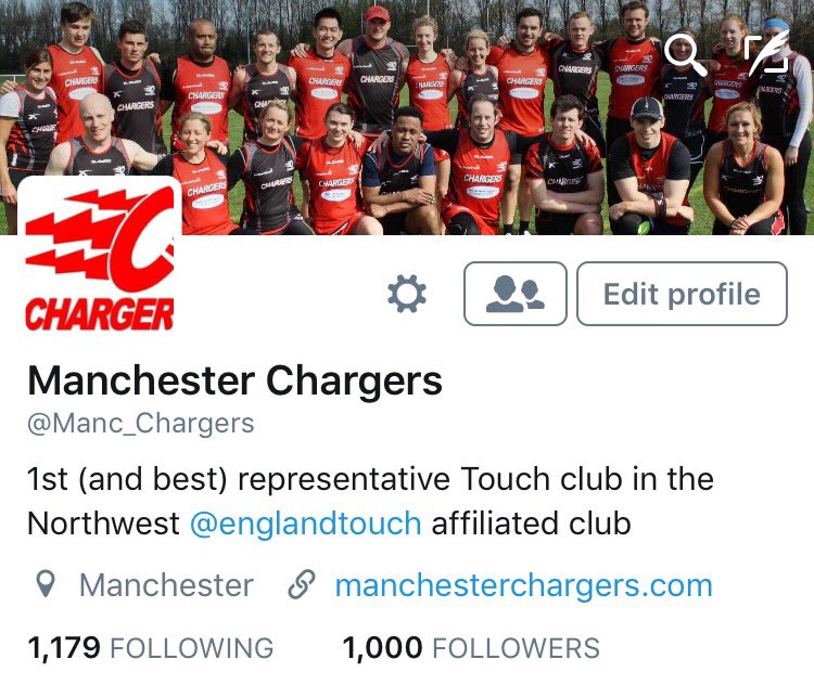 Manc_Chargers's tweet photo. Thanks to all our Twitter followers, we've just reached 1,000!
#Touch #TouchFam #EnglandTouch #O2Touch #UpTheChargers https://t.co/vnepuofMA5