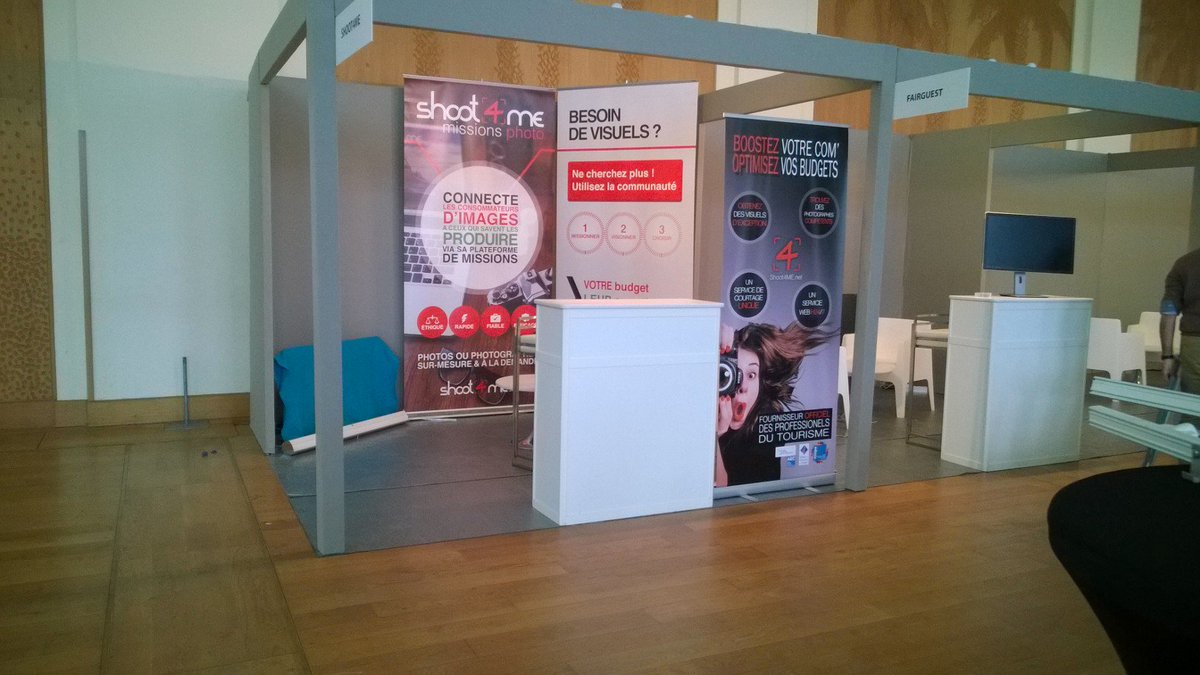 Shoot4ME's tweet photo. En pleine préparation au #ET12. Venez nous rencontrer au stand N°7 du 19 au 20 octobre #tourisme #numerique #photo https://t.co/rzQ8c0QWcB