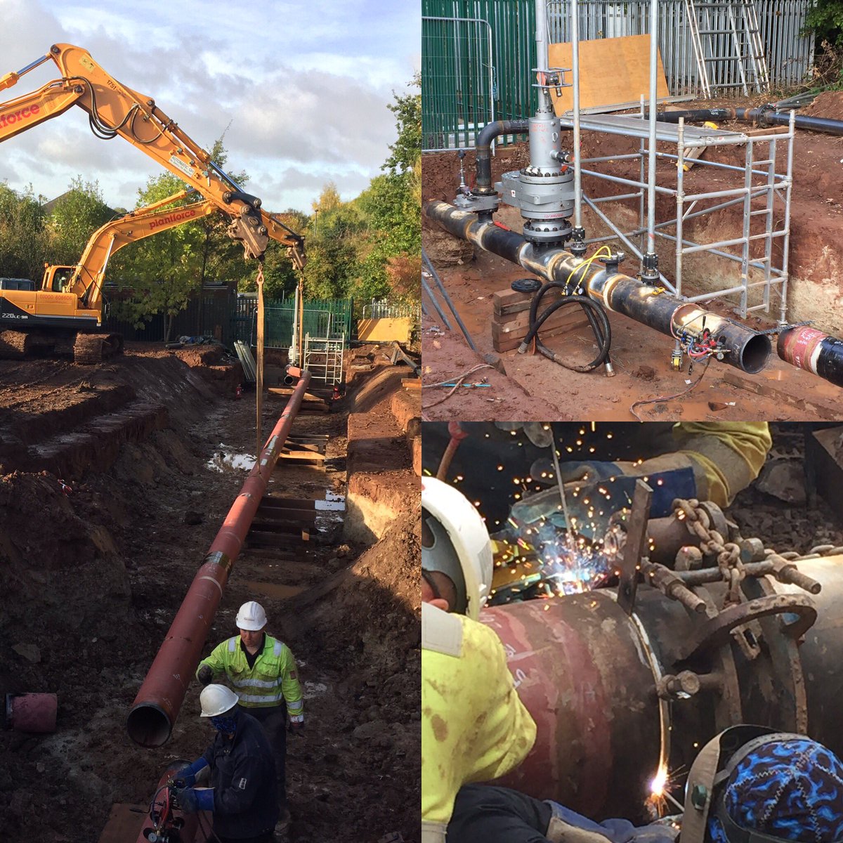 GJ_Engineering's tweet photo. Final pipeline connections underway in Bristol. #Gas #Pipeline #Welding #Stopple https://t.co/RGESzkAuZv
