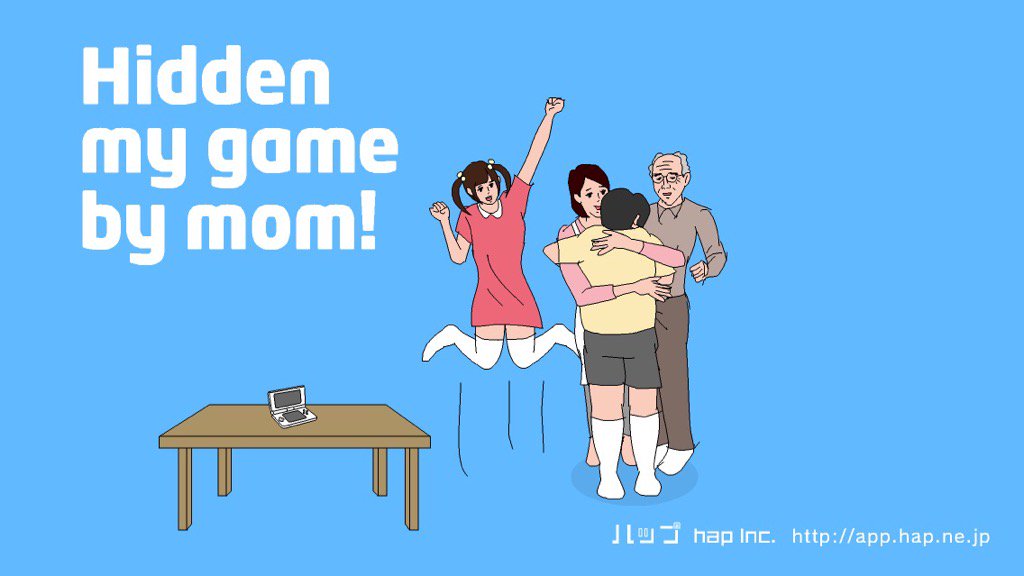 GAME CLEAR! 
App 'Hidden my game by mom' #hap_inc
mom.hap.ne.jp
😂👏 happy ending