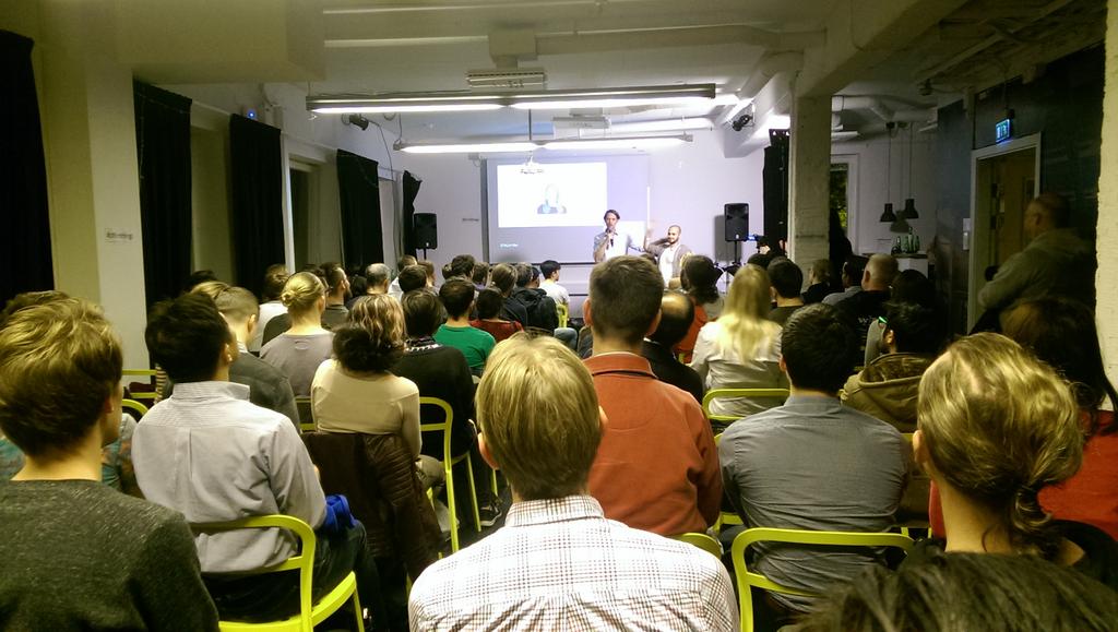 DhakshyHolmgren's tweet photo. #sthlmhw #7 on biohacking &amp; Medtech taking human lives to another level #sthlmtech #biohack #startup https://t.co/EEHPiHZx0P
