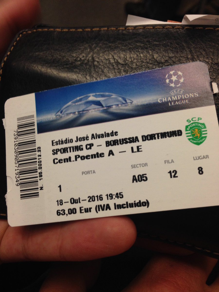 Endlich mal wieder Championsleague live sehen! Sporting - BVB tonight