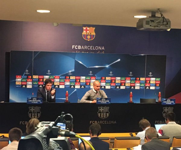 PEP: "I know the way they will play and I know the way I want to play. Tomorrow we will try to do what we can." #FCBCIty