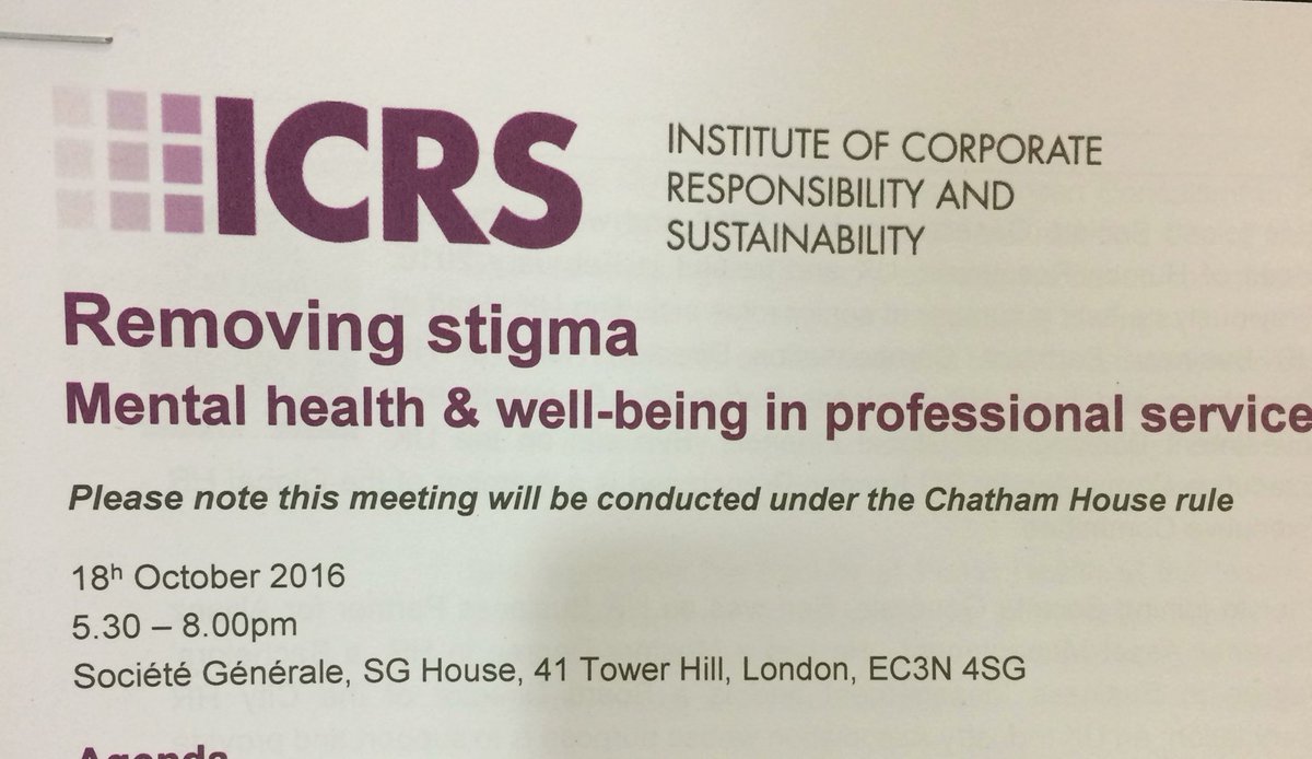 IamGregArthur's tweet photo. Discussing #MentalHealth issues in the workplace with @WeAreICRS as part of #StigmaNeutral https://t.co/dmdTCeyn4r