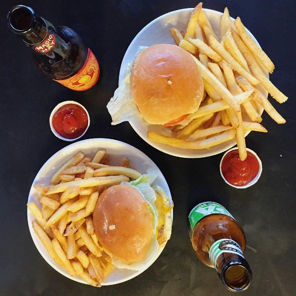 Burgers &amp; beer: the answer to everything! PC: jeffkinstagram