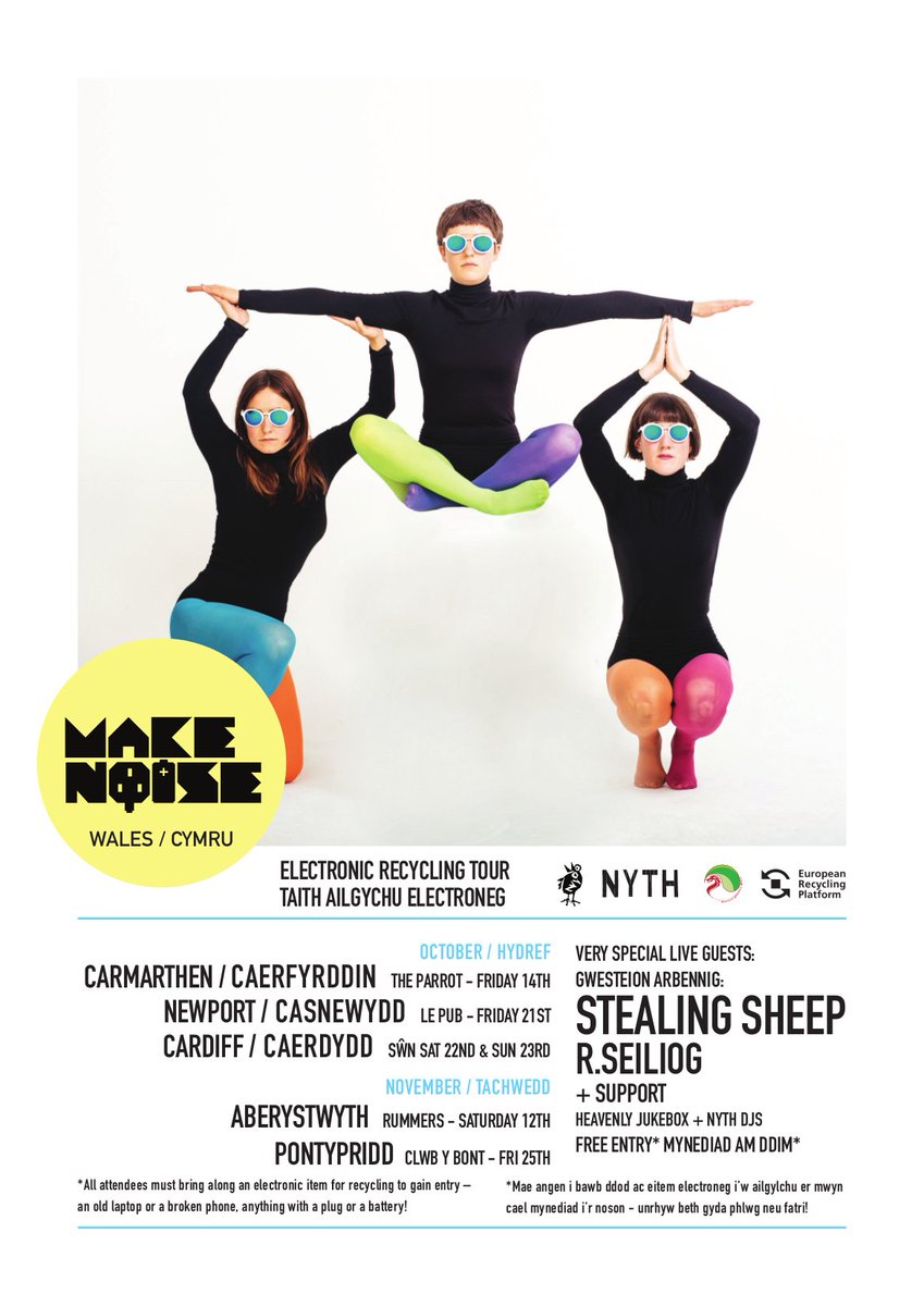 Casnewydd! Ani Glass yn fyw yn Le Pub nos Wener yma, cyn Stealing Sheep / R.Seiliog. Mynediad am ddim (nid y band) facebook.com/events/1181252…