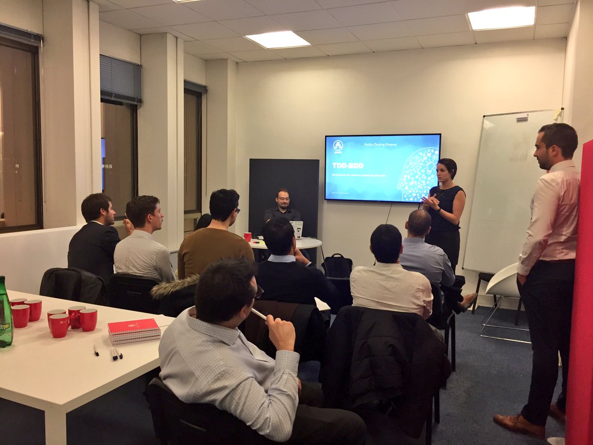 ADNEOMJobs's tweet photo. Cédric revient ce soir pour un workshop découverte sur le TDD/BDD. Pleins de nouvelles choses à découvrir #performancecollaborative #adneom https://t.co/K9Ij3hssu0