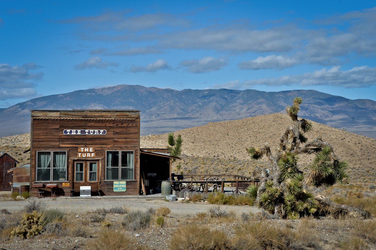 rebellerally's tweet photo. A cool, optional stop yesterday was the ghost town of Gold Point where the Rebelles could plot their checkpoints &amp; hang out in the saloon. https://t.co/lWWdEkgLUA