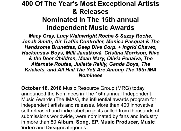 JulietteReilly_'s tweet photo. YOU GUYS! Speechless. "Battle Cry" and "Hero" were nominated for the Independent Music Awards!!! Thank you guys for fan voting!!! @IMABuzz 🎶 https://t.co/45X2l5Xgkx