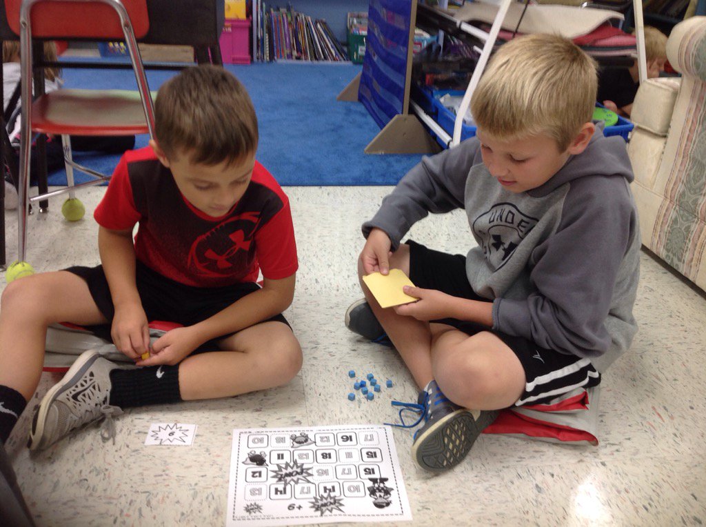 #2020HowardWinn #TwitterTuesday A friendly game of POW + 9 to help with fact strategies