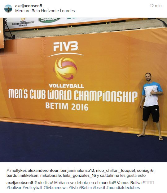 #FIVBMensCWC El armador <a href="/JacobsenAxel/">Axel Jacobsen</a> palpita su segunda experiencia mundialista. El año pasado fue bronce con UPCN Vóley.