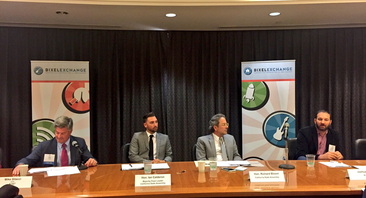 IanAD57's tweet photo. Great to join @BixelExchange & @LAAreaChamber this morning to discuss the state of the #InternetOfThings in #CA. #CATech #CATechCaucus https://t.co/GqToaHfKFB