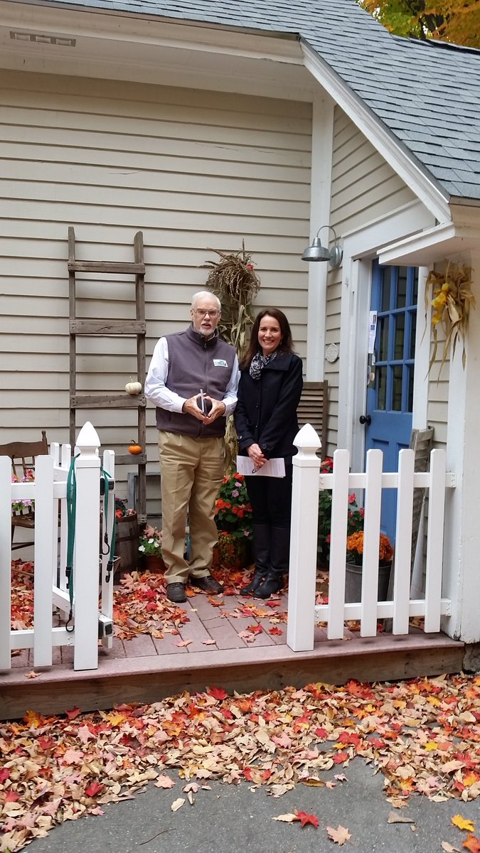 Charlie4NH's tweet photo. Knocking doors in Meredith with @lisadiac! #nhpolitics https://t.co/2HUazKvCTD