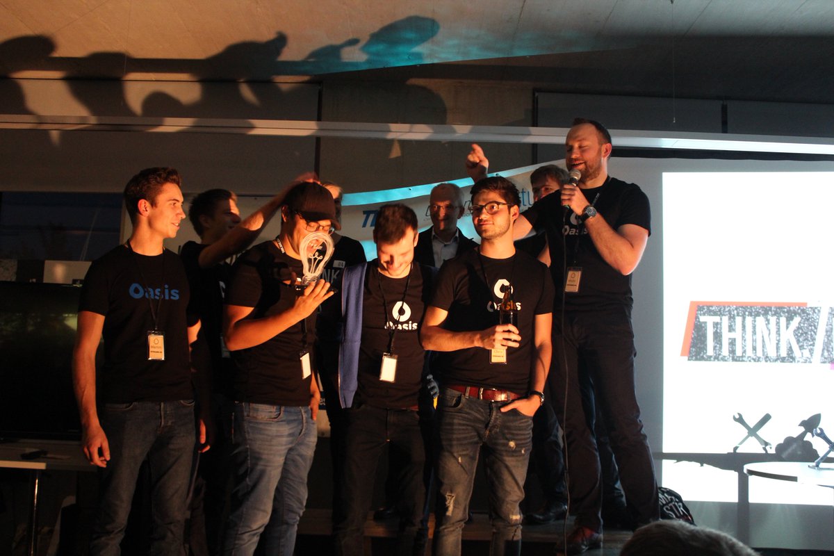 techTALENTS's tweet photo. The winners of the THINK.MAKE.START. Demo Day are:
THINK: Oasis, MAKE: DroneTag, START: Solos. Congratulations! https://t.co/Wx8NgA9LT3