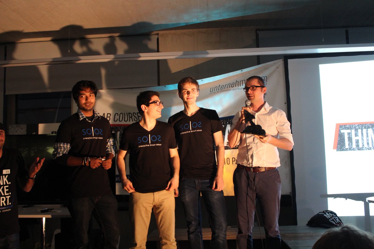 techTALENTS's tweet photo. The winners of the THINK.MAKE.START. Demo Day are:
THINK: Oasis, MAKE: DroneTag, START: Solos. Congratulations! https://t.co/Wx8NgA9LT3