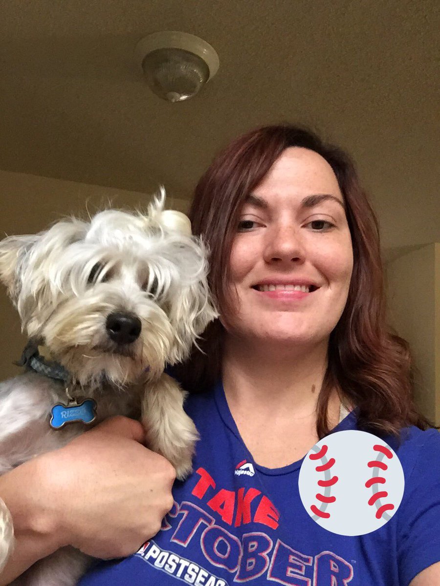 Amber613's tweet photo. @ARizzo44 Rizzo and I believe in you! Hit one for us tonight! #GoCubsGo #rizzo https://t.co/EODTYPuv5m