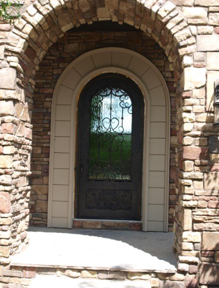 MidwestIronDoor's tweet photo. 51" x 112" #Custom #Iron Entry Door with Antique Copper Finish and Flemish Glass #innovation #thermalbreak https://t.co/ZdFDo2lDJz