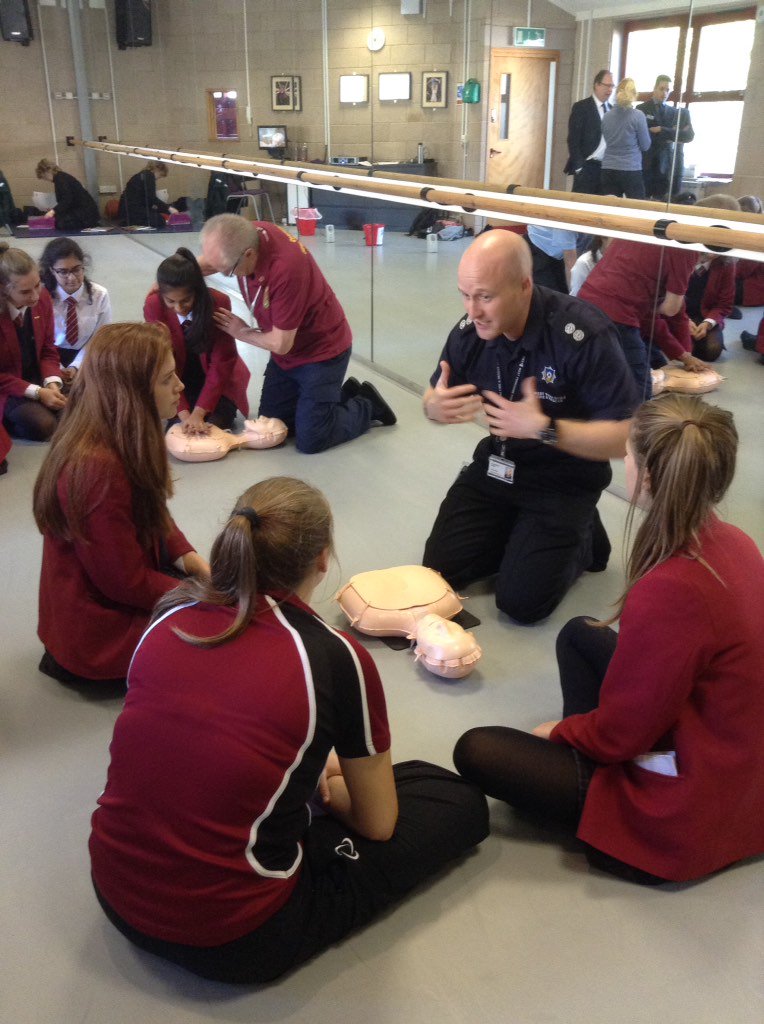 GwaysFoodTech's tweet photo. Thank you @YorksAmbulance for #restartaheart day.  More than 140 @Gatewaysschool girls trained in #CPR today. https://t.co/JGB54QEKMt