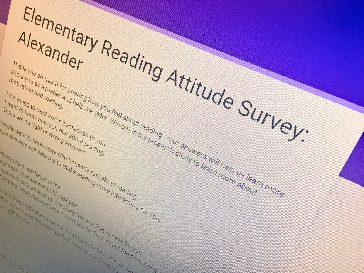 WilsonMellissa's tweet image. @APSMaplePride @jnpetterson #MotivationToRead Survey w/ @acf773579c7e413 #AlexanderElem #MichiganLiteracy #LenaweeLiteracy @MountBookWoman