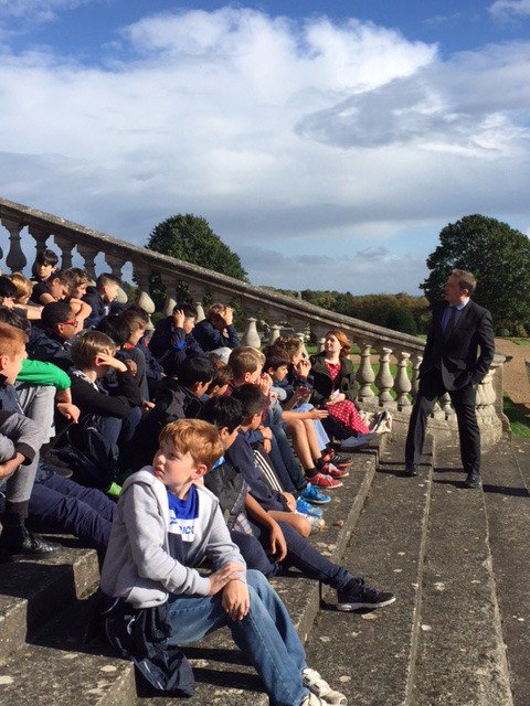 OSH_SCH's tweet photo. Year 7 on their trip to @EnglishHeritage Witley Court #ThomasFoley #history https://t.co/N5RCnAYuUr