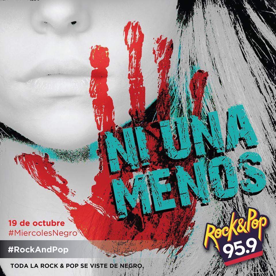 FioSargenti's tweet photo. .@Rock_and_Pop se suma institucionalmente. Mañana #NosotrasParamos #VivasNosQueremos #NiUnaMenos https://t.co/eCLNx5gRnz