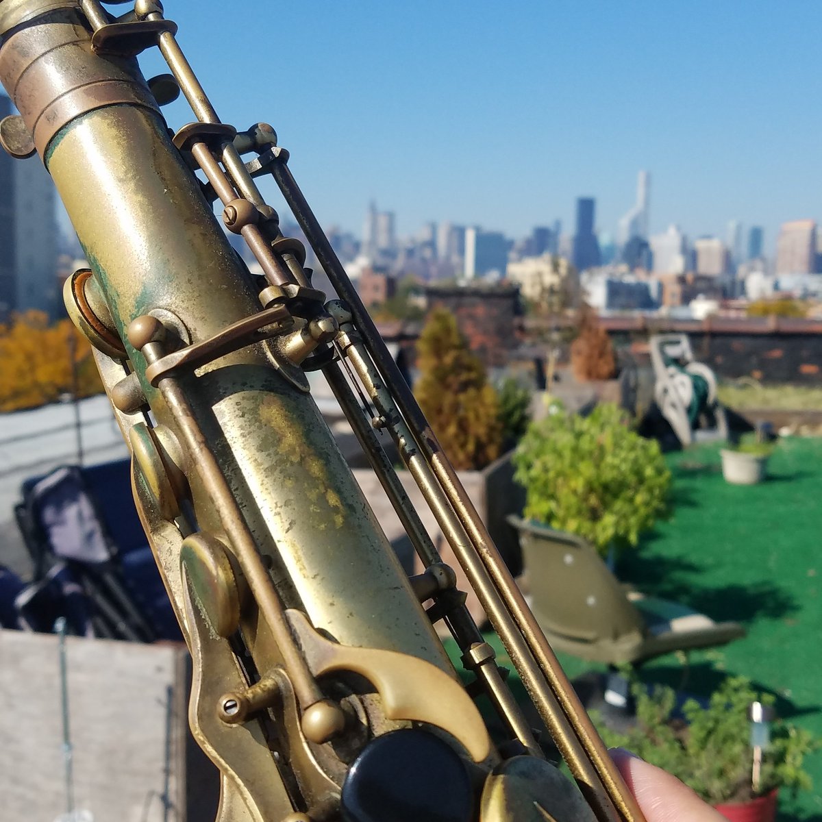 I've made my decision about the election. When can we talk about saxophone again?