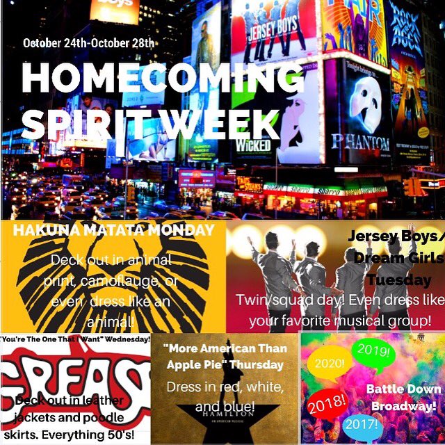 Krop_SGA's tweet photo. HOMECOMING SPIRIT DAYS! https://t.co/WfbIUT4ZyU