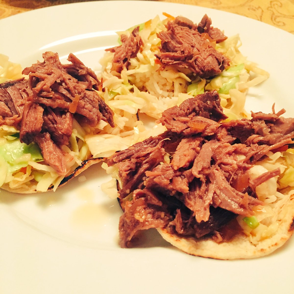 Determined Momma (@determinedwwmom) on Twitter photo Korean soft tacos from <a href="/stephanieodea/">Stephanie O'Dea</a> were a hit last night. Used little street taco corn tortillas. #slowcooker #dinner Korean soft tacos from <a href="/stephanieodea/">Stephanie O'Dea</a> were a hit last night. Used little street taco corn tortillas. #slowcooker #dinner