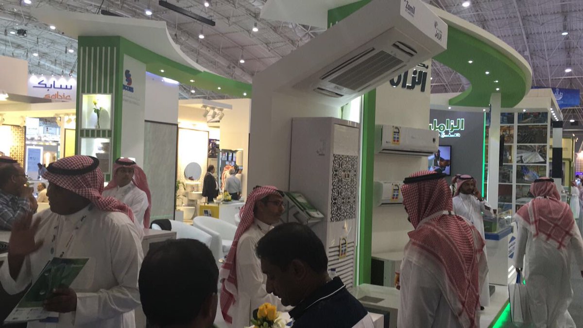 ZamilAC's tweet photo. جانب من مشاركة مكيفات الزامل في #معرض_البناء_السعودي #الرياض https://t.co/37RJt7KIvQ