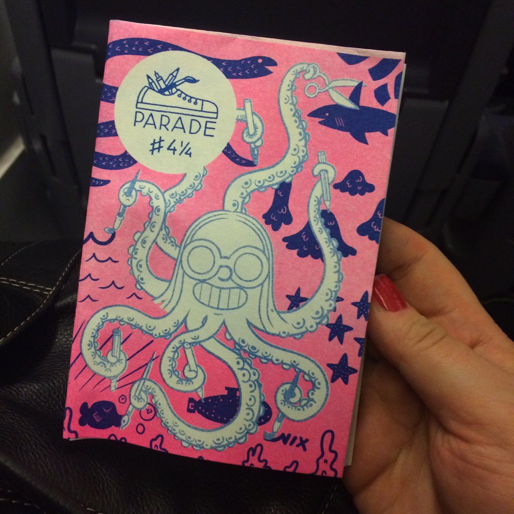 What_we_share's tweet photo. Yeehaw! One of the first issues of #Parade.  https://t.co/hbTUqRpdkx

#thisiswhatweshare #fbm16 https://t.co/uDLtZ8gCQi