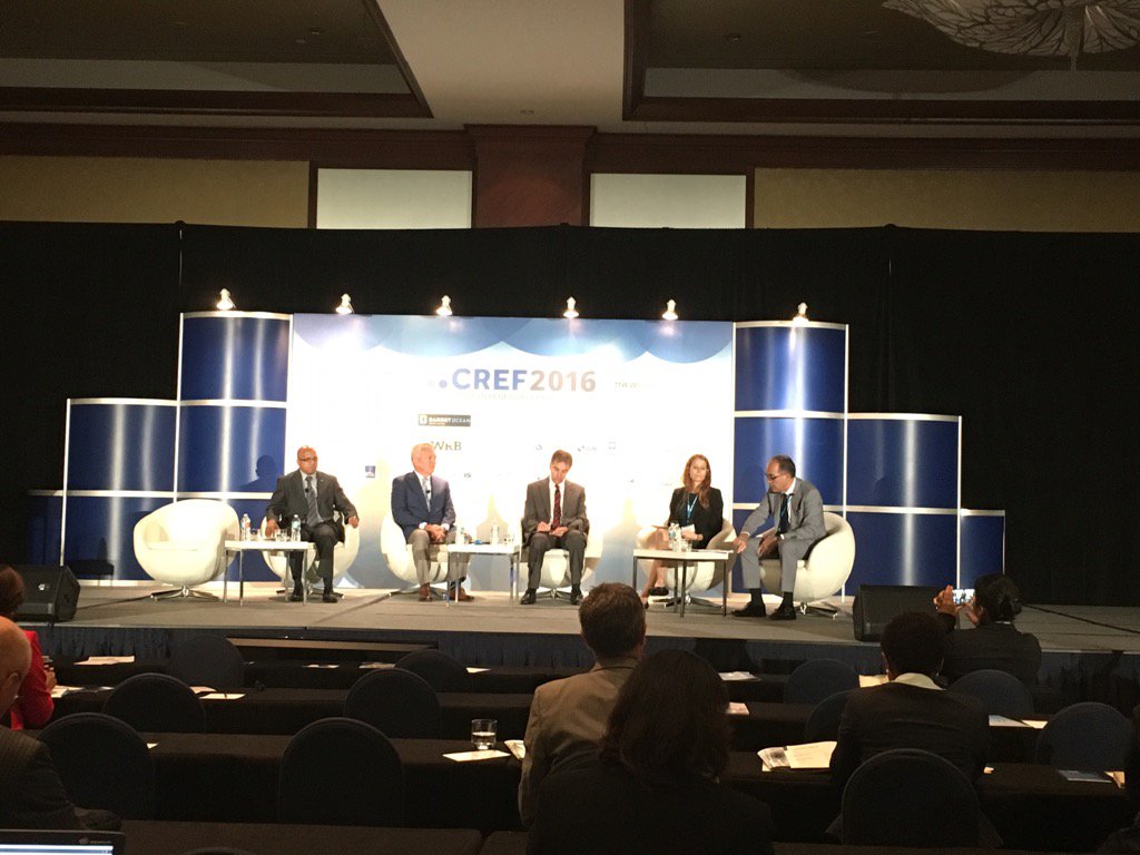 UNDPBarbadosEC's tweet image. @SteveOMalleyUN leading the panel discussion @ #CREF2016
