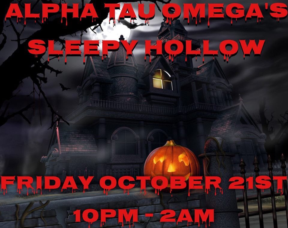 astateato's tweet photo. Hope everyone is ready for Sleepy Hollow this Friday! Contact a brother to get on the list! https://t.co/O6dt9YymBi