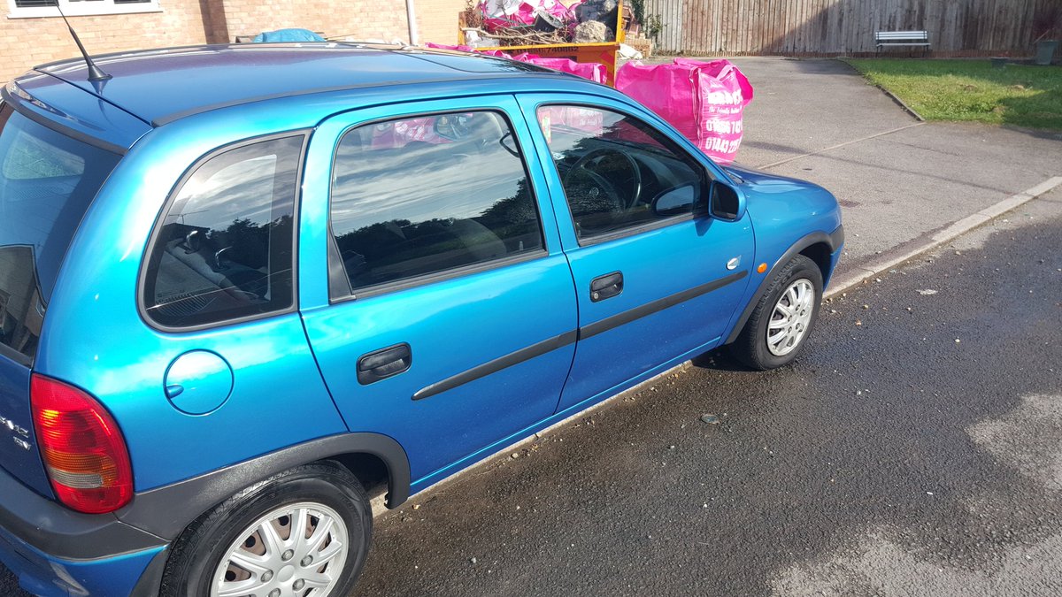 ArnottsTim's tweet image. A 16 year old corsa after a full valet looks like it's been driven out of the showroom